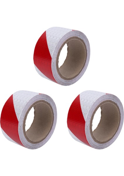 3 Adet 10M x 5cm Güvenlik Uyarı Bant Yansıtıcı Bant Kendi Kendine Yapışkan Bant Yansıtıcı Şerit Trafiği Yansıtıcı Çıkartmalar (Yurt Dışından)