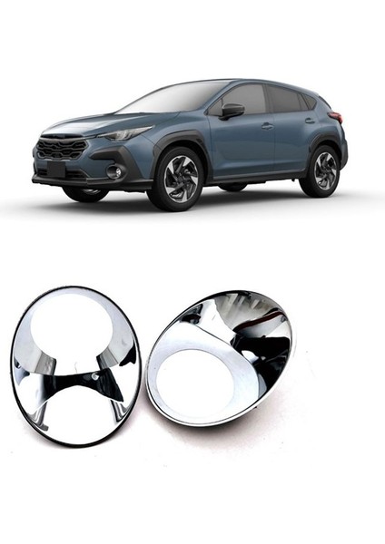 Subaru Crosstrek Için 2024 Araç Ön Tampon Sis Light Lamba Kapağı Trim Dış Aksesuarlar 2 Pcs (Yurt Dışından) fiyatları