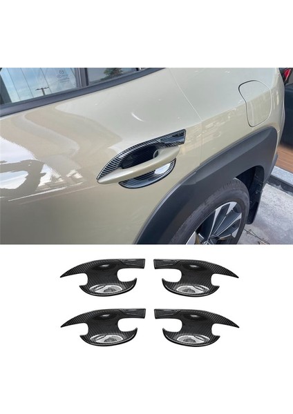 Mazda Cx-50 CX50 2023 Araç Dış Kapı Kolu Kase Kapağı Döşeme Koruma Sticker Aksesuarları (Abs Karbon Fiber) (Yurt Dışından) fiyatları