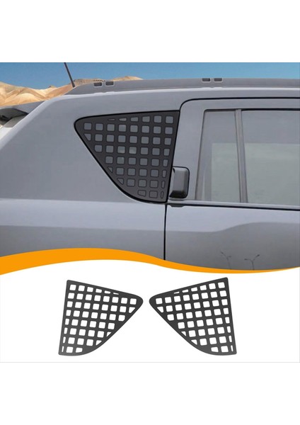 Jeep Compass Için 2007-2016 Arka Üçgen Dekorasyon Kapağı Dış Dış Aksesuarlar Alüminyum Alaşım (Yurt Dışından) fiyatları