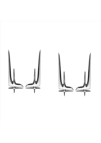 4pcs Mercedes-Benz Için Uygun C260L E300L C200L Kuyruk Plakası Yan Araba Sticker Aksesuarları Özel Tür (Yurt Dışından)