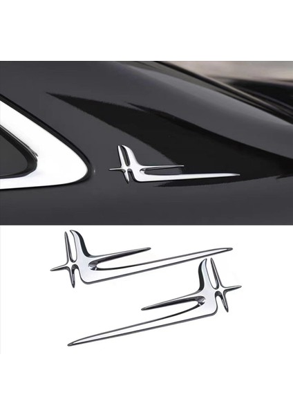 4pcs Mercedes-Benz Için Uygun C260L E300L C200L Kuyruk Plakası Yan Araba Sticker Aksesuarları Özel Tür (Yurt Dışından) fiyatları