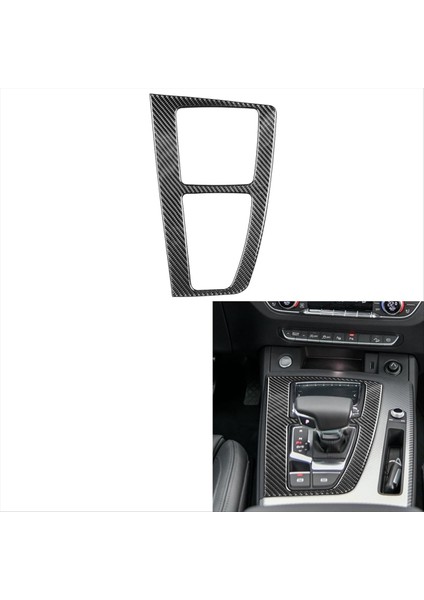 Audi Q5L Sq5 2018-2024 Lhd Merkez Konsol Dişli Vites Paneli Kapak Iç Döşeme Sticker Çıkartma Için Gerçek Karbon Fiber (Yurt Dışından) fırsatları