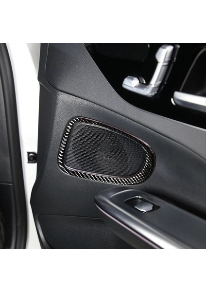Mercedes-Benz C-Class W206 2022 2023 Yumuşak Karbon Fiber Araba Kapı Korsası Hoparlör Kapak Döşeme Sticker Iç Aksesuarlar (Yurt Dışından) indirimleri