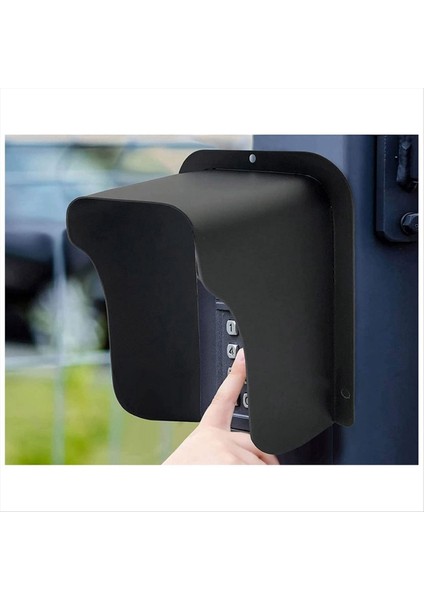 Doorbell Yağmur Örtüsü Seti Tuş Takımı Kapağı Metal Kapı Zili Koruyucusu Kapağı Çoğu Video Kapı Ziliyle Uyumludur (Yurt Dışından) fırsatları