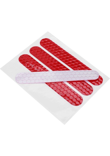 Ön Arka Tekerlek Kapağı Koruyucu Kabuk Dokuzbot Için Yansıtıcı Çıkartma Maksimum G30 Scooter Aksesuarları 8pcs Kırmızı (Yurt Dışından) modelleri
