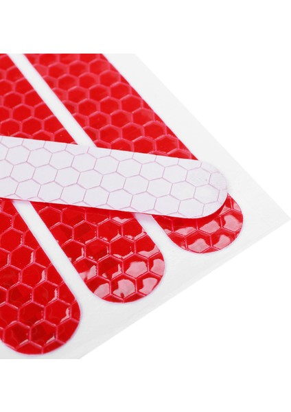 Ön Arka Tekerlek Kapağı Koruyucu Kabuk Dokuzbot Için Yansıtıcı Çıkartma Maksimum G30 Scooter Aksesuarları 8pcs Kırmızı (Yurt Dışından) indirimleri