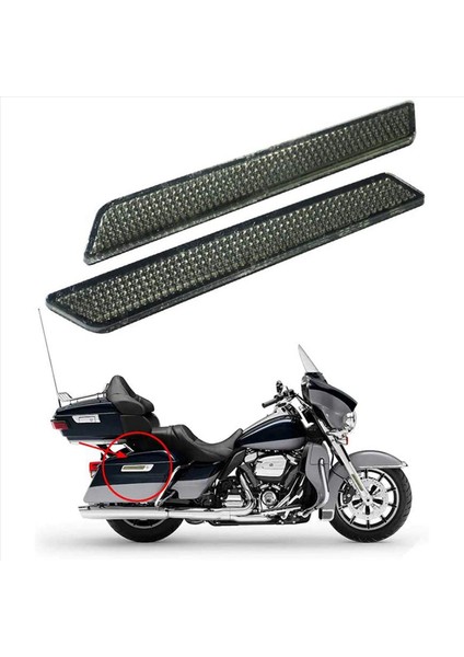 Street Glide Electra Glide Road Glide Road King Mandal Için 4x Reflektörler Saddlebags Yan Görünürlük 2014-2020 (Yurt Dışından) fırsatları