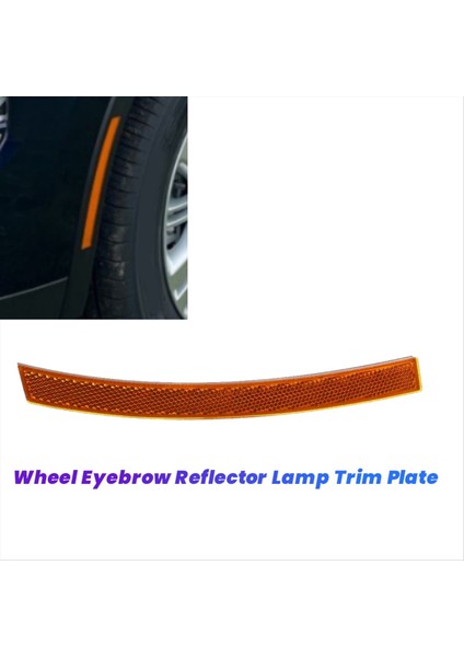 1paır Araç Çekliyor Refersör Lamba Trım Plaka Plaka 8355A119 8355A120 Mitsubishi Outlander Eclipse Cross 2022-2024 (Yurt Dışından) modelleri