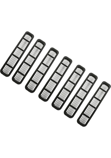 7pcs Ön Örgü Izgara Ekleri Jeep Wrangler Tj &amp Unlimited 1997-2006 (Yurt Dışından) modelleri