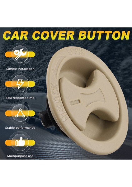 Toyota Land Cruıser LC200 Bej Için Araba Bagaj Kapağı Araç Kutusu Kapak Plaka Tuvalet Knob Bagaj Kapısı Paneli Düğmesi 64870-60011 (Yurt Dışından) fırsatları