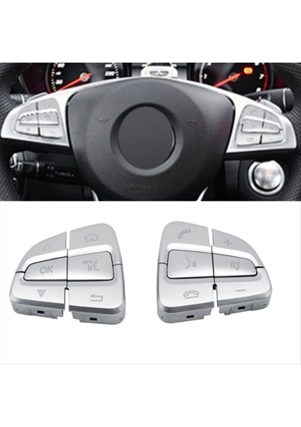 Mercedes-Benz C-Class W205 Glc W253 Için Araç Çok Fonksiyonlu Direksiyon Düğmesi Ses Acudu Anahtarı (Yurt Dışından) modelleri