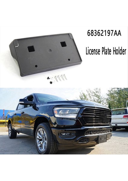 Otomotiv Plaka Fotoğraf Tutucu Plaka Tutucu Dodge Ram 2500 3500 2019-2021 68362197AA Için (Yurt Dışından) fiyatları