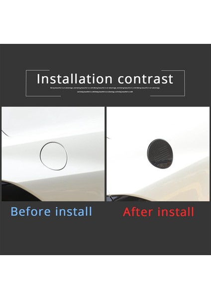 Chevrolet Corvette C8 2020-2023 Araç Yakıt Deposu Kapak Kapağı Trim Aksesuarları Abs Karbon Fiber (Yurt Dışından) fırsatları