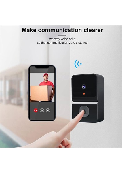 Akıllı Video Kapı Çanları Kamera ile Kablosuz Wifi Video Kapı Zili Akıllı Güvenlik Kapı Zili Pir Hareket Algılama (Yurt Dışından) indirimleri