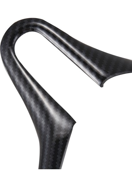 3x Araç Abs Karbon Fiber Tarzı Iç Direksiyon Simidi Kapağı Döşeme Çerçevesi Honda Civic 8 Fd2 2006-2011 Için Uygun (Yurt Dışından) indirimleri