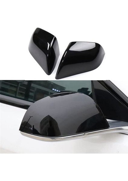 2021 2022 Tesla Model 3 Dış Aksesuarlar Için Yan Dikiz Bakış Ayna Kapak Trim (Yurt Dışından) fiyatları