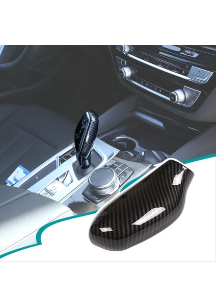 Bmw 5 7 Serisi Için G30 G11 G12 X3 X4 G01 G02 Araç Dişli Vites Değiştirme Düğmesi Dekoru Kapak Trim Iç Aksesuarlar - Karbon Fiber (Yurt Dışından) fiyatları