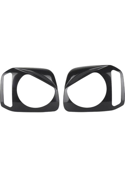 Lamba Davlumbazları Çıkartmalar Araba Far Işık Lamba Kapağı Suzuki Jimny JB23 JB33 JB43 1998-2017 Siyah (Yurt Dışından)