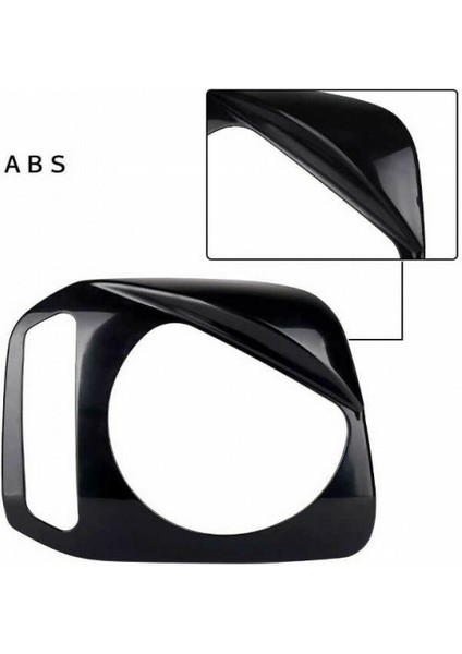 Lamba Davlumbazları Çıkartmalar Araba Far Işık Lamba Kapağı Suzuki Jimny JB23 JB33 JB43 1998-2017 Siyah (Yurt Dışından) fırsatları
