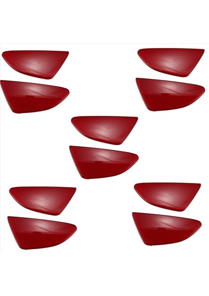 5x Araba Stil Abs Plastik Arka Tail Sis Lambası Reflektör Panel Mazda 2 Demio 2015-2018 (Yurt Dışından)