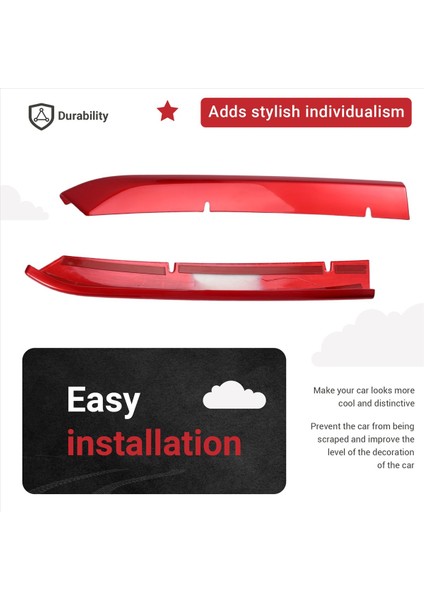 Mazda Cx3 Cx-3 Dış Modifikasyon Için Araba Kırmızı Ön Izgara Yarışı Tampon Trim Araç Stil (Yurt Dışından) indirimleri