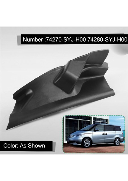 Araba Ön Cam Silecek Kovası Trim Su Deflektör Plakası 74270-SYJ-H00 Honda Elysion Için 74280-SYJ-H00 2013-2016 (Yurt Dışından) modelleri
