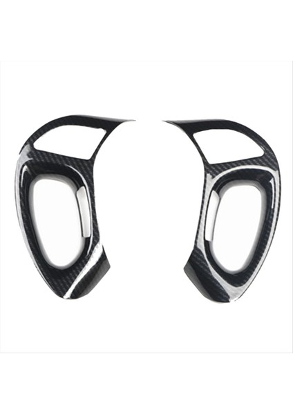 Araç Direksiyon Simidi Düğmesi Döşeme Çerçeveleri Hyundai Için Kapak IX35 2010-2015 Iç Dekorasyon Abs Karbon Fiber Lhd (Yurt Dışından)