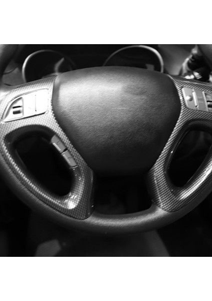 Araç Direksiyon Simidi Düğmesi Döşeme Çerçeveleri Hyundai Için Kapak IX35 2010-2015 Iç Dekorasyon Abs Karbon Fiber Lhd (Yurt Dışından) modelleri