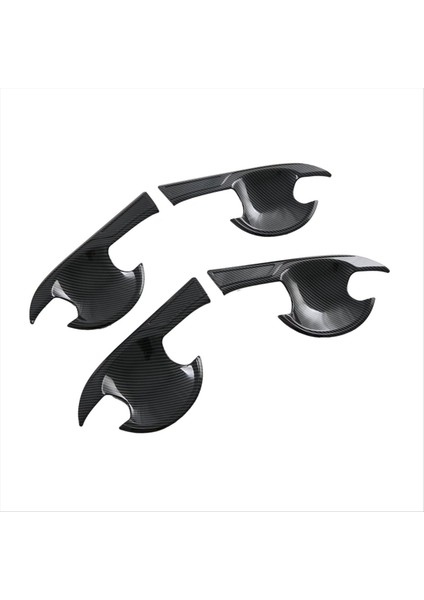 Toyota Yaris Atıv/vıos 2023 2024 Araba Dış Kapı Kolu Kase Kapak Kapağı Döşeme Aksesuarları Abs Karbon Fiber (Yurt Dışından) modelleri