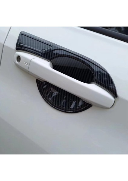 Toyota Yaris Atıv/vıos 2023 2024 Araba Dış Kapı Kolu Kase Kapak Kapağı Döşeme Aksesuarları Abs Karbon Fiber (Yurt Dışından) fırsatları