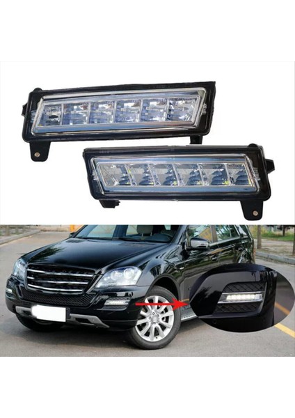 Sağ LED Drl Gündüz Koşu Işığı Mercedes Benz W164 X164 X204 ML350 ML450 GLK350 1649060251 A1649060251 (Yurt Dışından) fiyatları