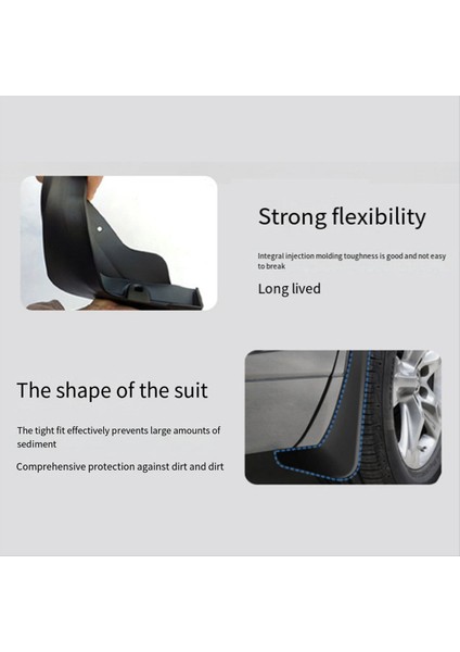 Cadillac Lyriq 2022-2024 Çamurluk Çamur Guard Flep Splash Flaps Mud Flaps Aksesuarları (Yurt Dışından) fiyatları