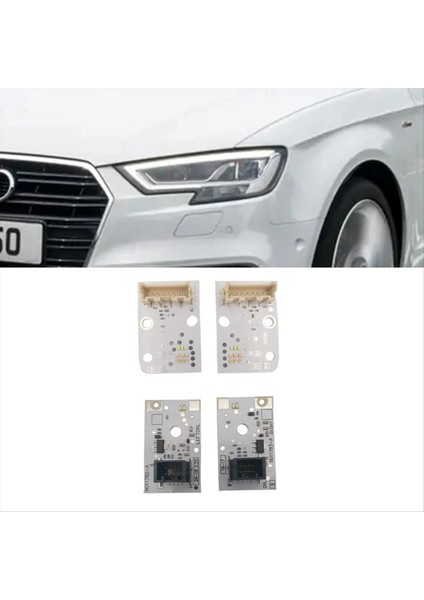 Audi A3 Için Beyaz Drl Parçaları 2017-2019 Gündüz Çalışan Açık Beyaz LED Drl Tahtalar Sol Taraf (Yurt Dışından) fırsatları