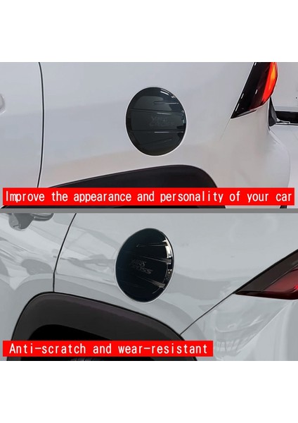 Toyota Yaris Için Cross 2023 Güneydoğu Asya Sürüm Araç Yakıt Dolgu Kapı Gaz Depk Kapak Trim Kapak Aksesuarları Parlak Siyah (Yurt Dışından) fiyatları