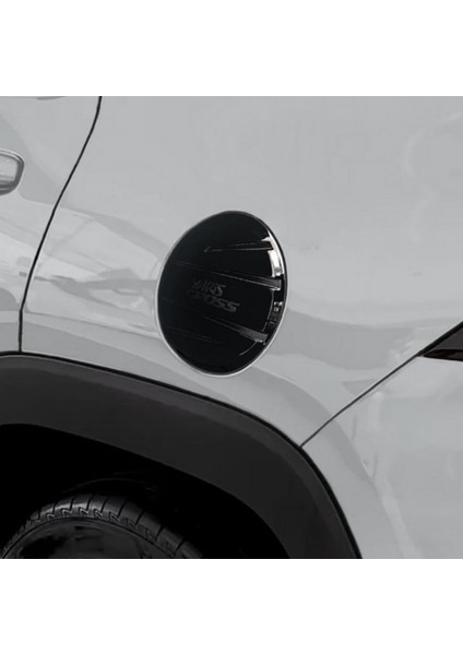 Toyota Yaris Için Cross 2023 Güneydoğu Asya Sürüm Araç Yakıt Dolgu Kapı Gaz Depk Kapak Trim Kapak Aksesuarları Parlak Siyah (Yurt Dışından) fırsatları