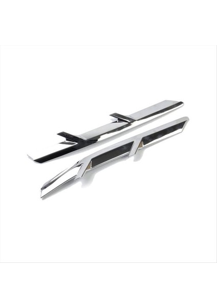 Yan Çamurluk Hava Havalandırma Kapağı Trim Köpekbalığı Gills Chevrolet Için Yan Havalandırma Sticker Corvette C7 2014-2019 Elektraplama Renk (Yurt Dışından)