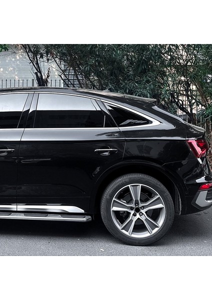 Araba Arka Üçgen Pencere Panjurları Panjurlar Panjurlar Kapak Kapağı Audi Q5 Fy Coupe 2018-2024 Parlak Siyah (Yurt Dışından) indirimleri