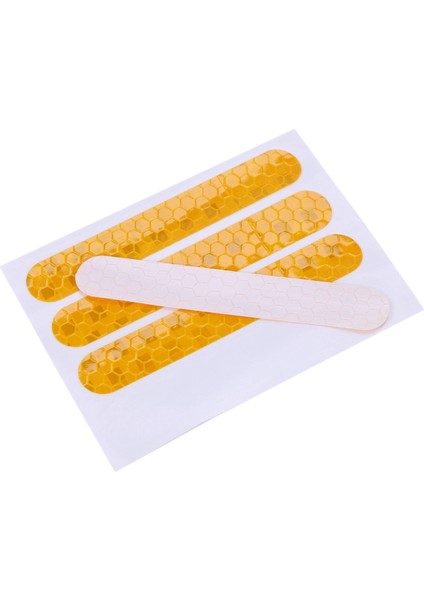 Ön Arka Tekerlek Kapağı Koruyucu Kabuk Dokuzbot Için Yansıtıcı Çıkartma Maksimum G30 Scooter Aksesuarları 16PCS Sarı (Yurt Dışından) fiyatları