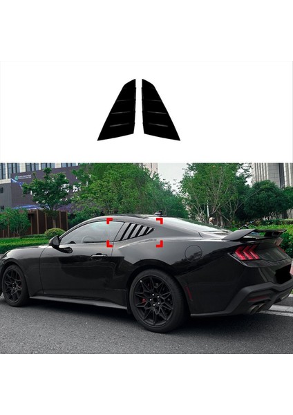 Yan Pencere Ford Mustang Için Kantanık 2024 2025 Arka Ön Cam Güneşi Kapak Yan Pencere Kepçe Panjur Aksesuarları (Yurt Dışından) modelleri