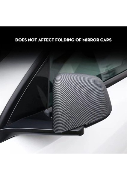 Yan Ayna Kapağı Dikizle Ayna Kapak Tesla Model Y 2021-2023 Dış Aksesuarlar (Abs) (Yurt Dışından) modelleri