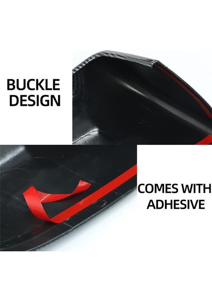 Yan Ayna Kapağı Dikizle Ayna Kapak Tesla Model Y 2021-2023 Dış Aksesuarlar (Abs) (Yurt Dışından) fırsatları