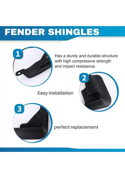 Toyota Için Toyota Için Araba Çamurlar Corolla 2020 2021 Çamurluk Çamur Çamur Flap Guard Sıçrama Mudguards Araç Aksesuarları (Yurt Dışından) indirimleri