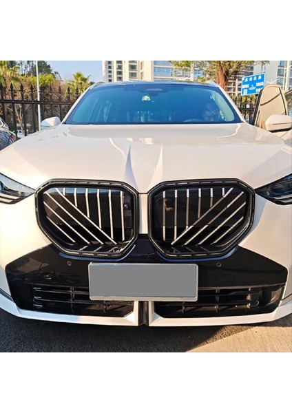 Bmw X3 G45 2025 Karbon Fiber Araç Ön Merkezi Grille Kapak Çerçevesi Trim Dekorasyon Aksesuarları (Yurt Dışından) fırsatları