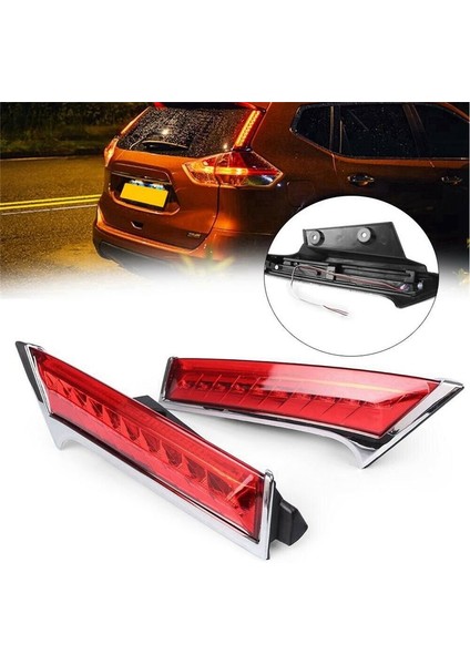 Arka Cam Sütun Işık Fren Işığı Arka Kuyruk Işığı Nissan Kizashi Rogue Için Direksiyon Fonksiyonu Olmadan Araba 2014-2019 (Yurt Dışından)