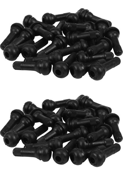 50PCS Tr 413 Kısa Kauçuk Araç Tubesess Vakum Snap-In Lastik Valfi Saplama Alaşım (Yurt Dışından)