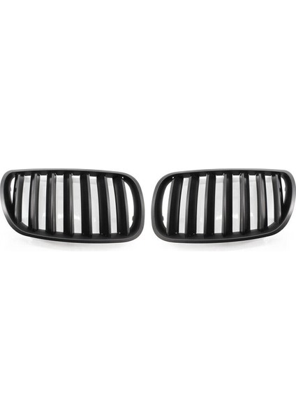 1 Çift Mat Siyah Ön Izgara Bmw E83 X3 Lcı Facelift 2007-2010 Için (Yurt Dışından)