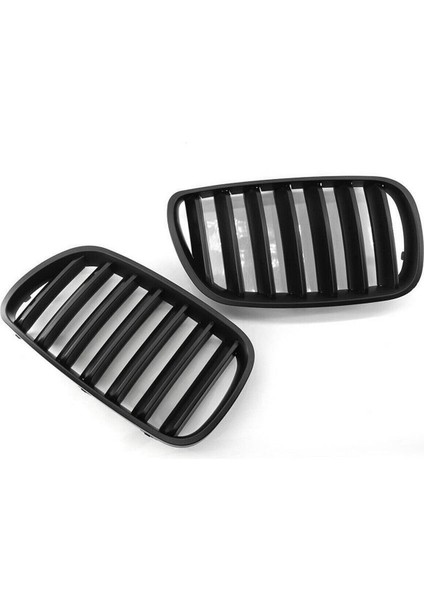 1 Çift Mat Siyah Ön Izgara Bmw E83 X3 Lcı Facelift 2007-2010 Için (Yurt Dışından) fırsatları