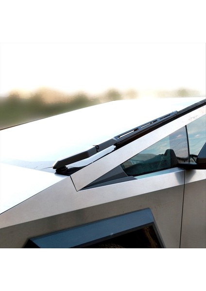 Tesla Cybertruck 2024 2025 Aksesuarlar Için Ön Yan Pencere Üçgen Kapak Döşeme Mat Karbon Fiber (Yurt Dışından) modelleri