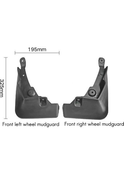 Toyota Için Rav4 XA50 2020 2021 Ön ve Arka Çam Flep Guard Fenders Çamurluk Sıçraması Çamurlu Çamurluk Çamurluk (Yurt Dışından) fırsatları